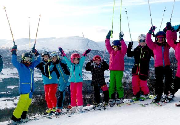 The Oppdal skisenter ski school