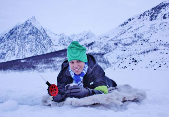 Ice Fishing on the Edge of Tromsø - Aurora Alps