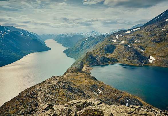 Besseggen Ridge in Jotunheimen