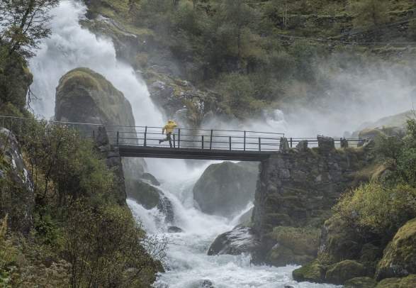 Kleivafossen Waterfall