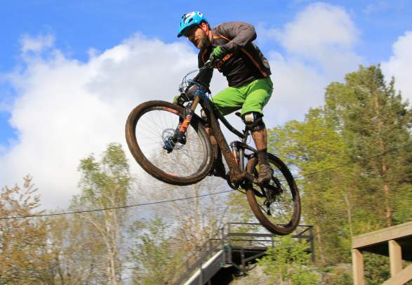 Downhill biking in Kristiansand