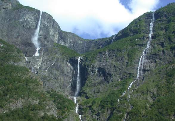 Kjelfossen Waterfall