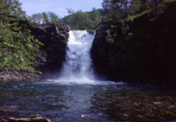 Dynjafossen waterfall