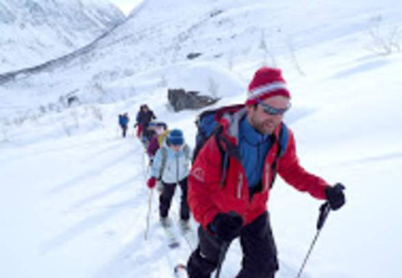 Jostedalsbreen glacier lengthwise