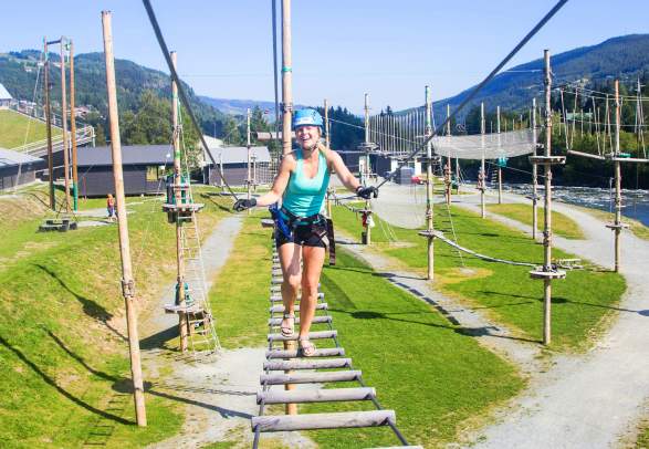 High and low climbingpark, Hallingdal
