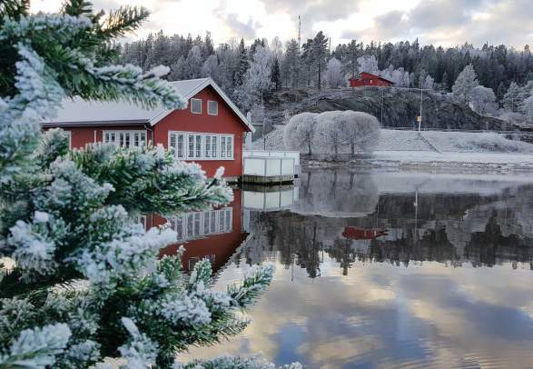Julebord på Båtcafeen, Ørje