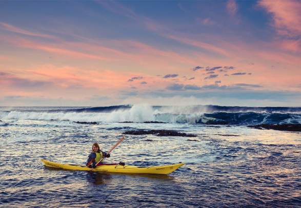 Kayak tour from Veiholmen