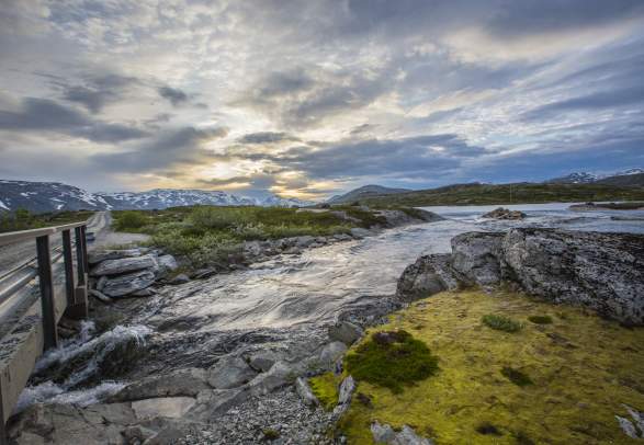 Aursjøvegen mountain road