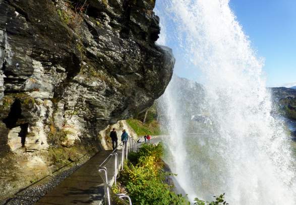 Waterfalls in the Hardangerfjord region