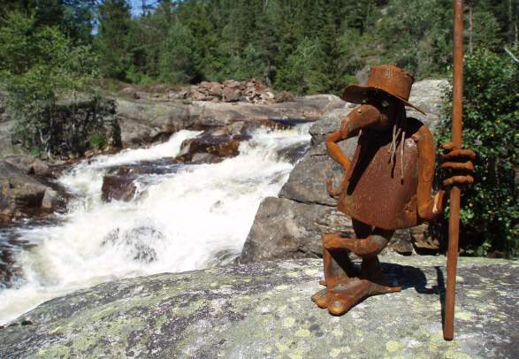 Flakkefossen - a mighty waterfall
