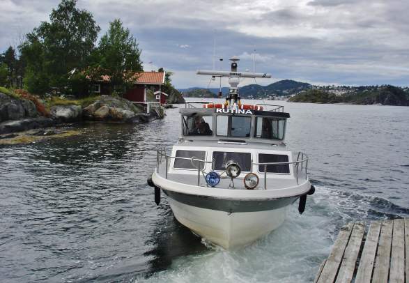 Taxi boats in Kragerø