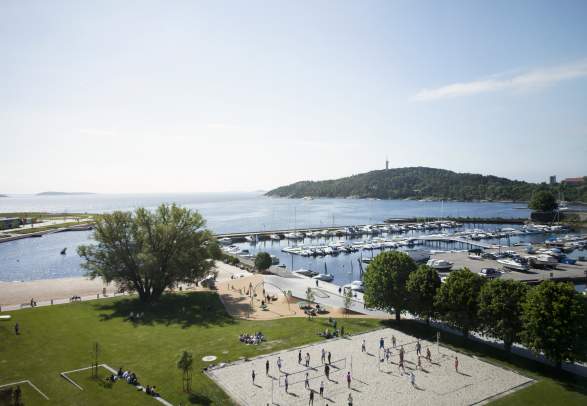 Kristiansand City beach
