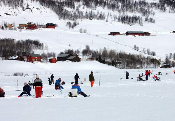 Ijsvissen Ål in Hallingdal