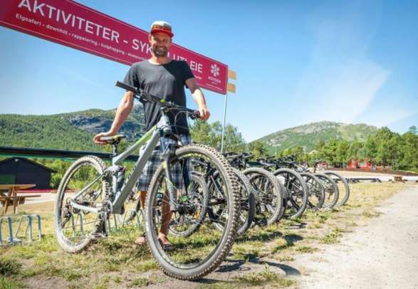 Bike rental at Hovden
