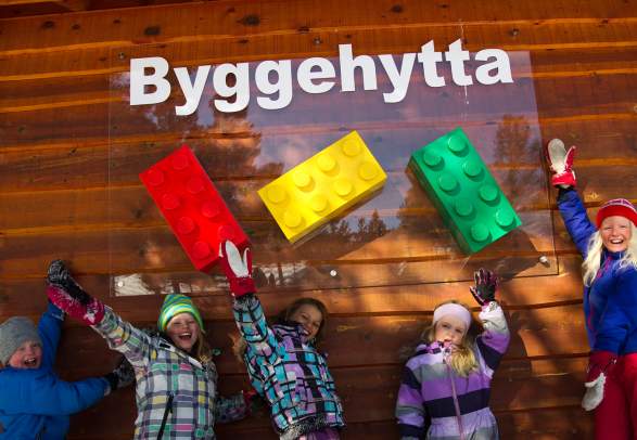 LEGO-hytta på Geilolia Hyttetun