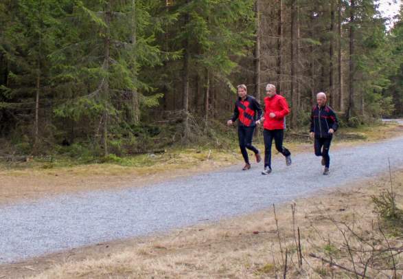 Walking trails at Skien Fritidspark