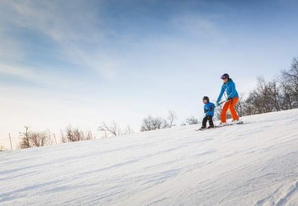 Lia ski and sledding