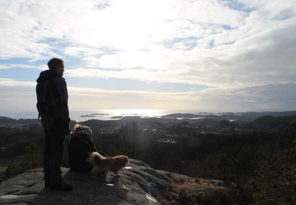 Hiking in Hålandsheia