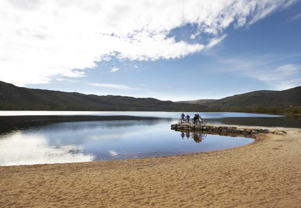 Ustedalsfjorden fiets weg