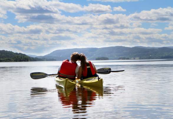 Canoing on The Telemark Canal