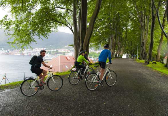 Biking and Hiking Mt Ulriken