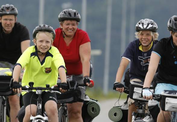 Biking accross Norway