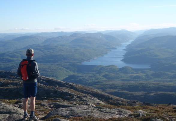Randonnée à Hilleknuten