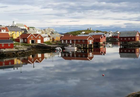 La station de pêche à Bjørnsund