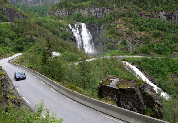 Skjervsfossen Waterfall