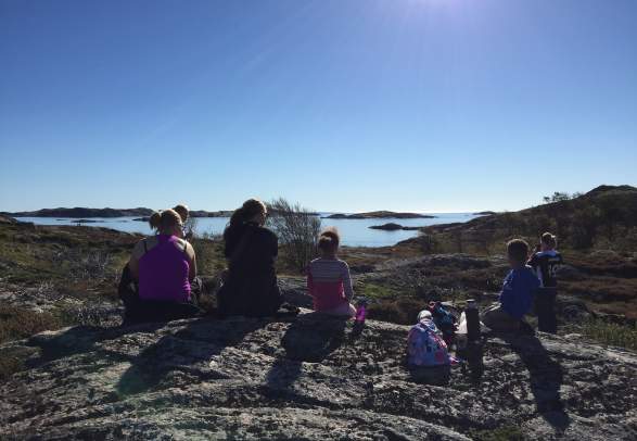 Bike ride to the island of Skjernøy