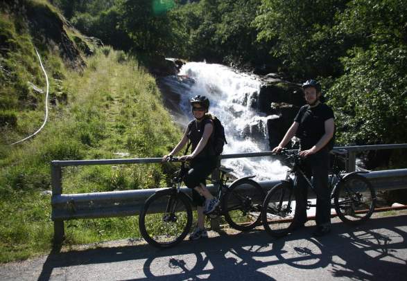 Train and Bike in Flåm