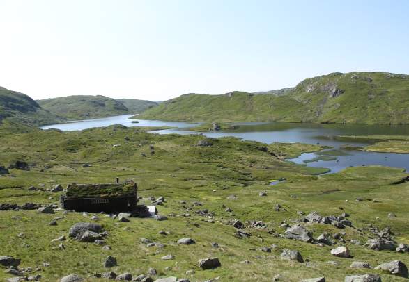 Cabin to cabin hiking trips in the Setesdal mountains