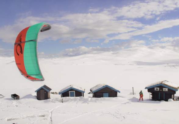 Vliegeren / Ski zeilen Ål in Hallingdal