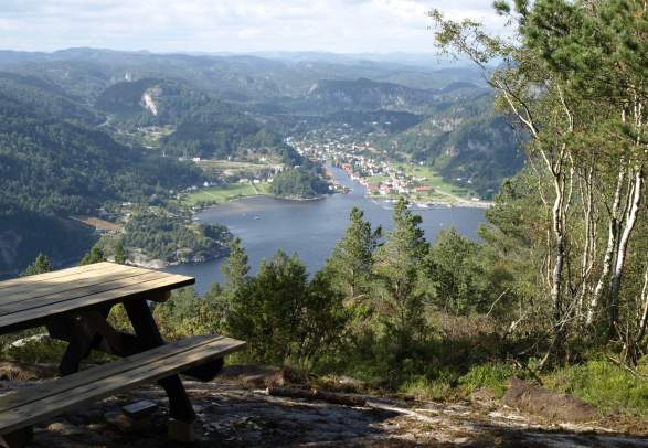 Hiking in Rørvikheia