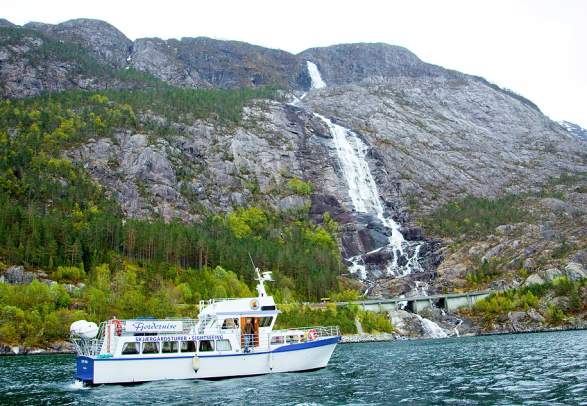 Fjord Cruise - Langfoss Waterfall