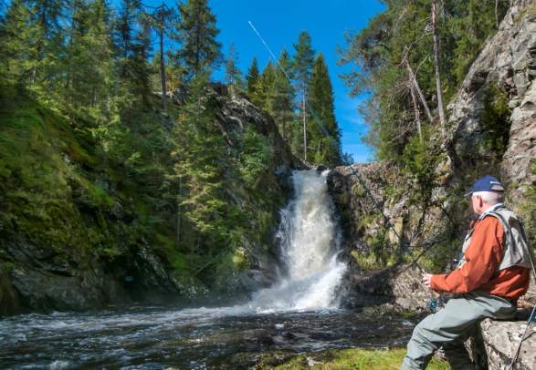 The Kydal Waterfall in Bybrua