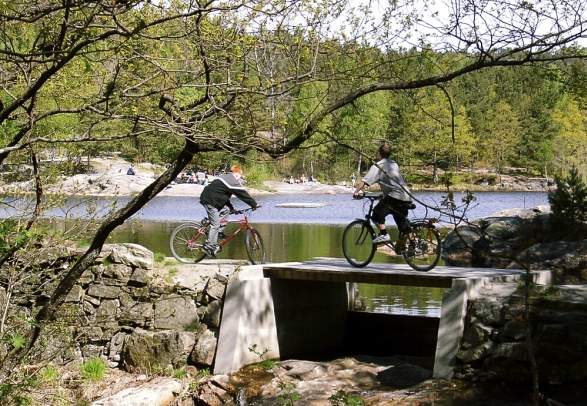 Cykling from Jegersberg to Justvik