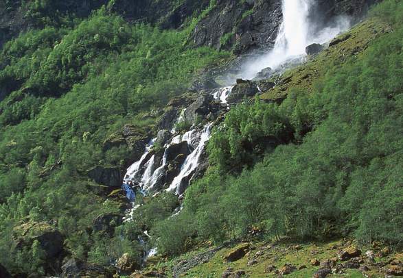 Rjoandefossen Waterfall