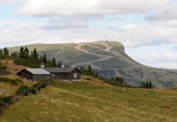 Trail to Kyrakampen and Knutsholoa