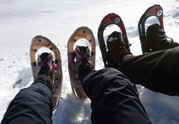 Private snowshoeing tour