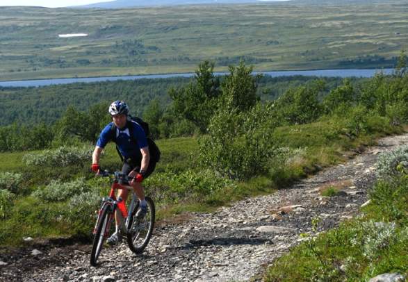 Cycling in the World Heritage site of Røros