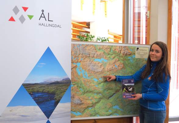 Kaart en informatie -Fiets Ål in Hallingdal
