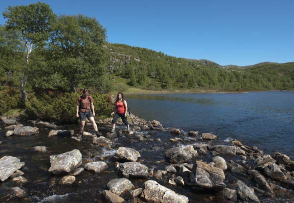 Hike to the summit of Bergehei (Cairn)