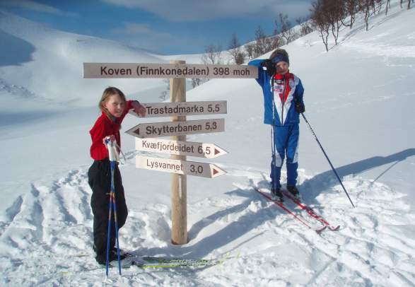 Kvæfjordløyper - cross country skiing