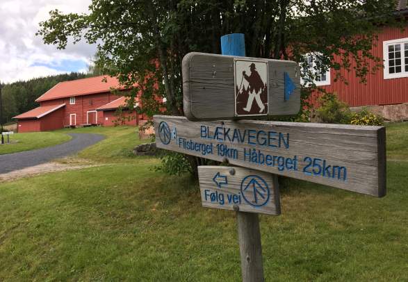 Finnskogleden trail north