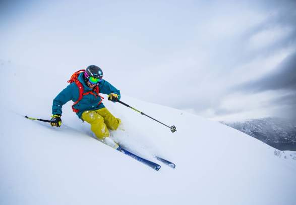 Freeskiing Stranda Ski resort