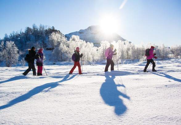 Winter and activities in Suldal