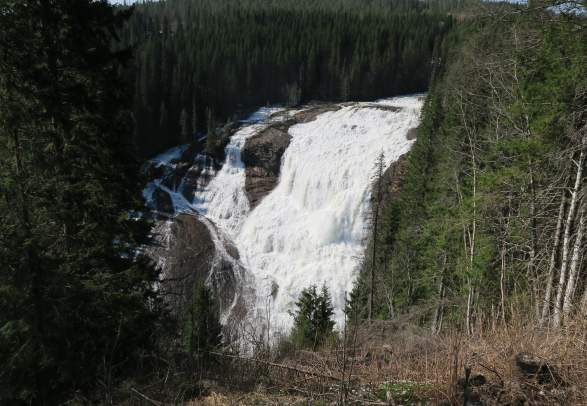 Grongstadfossen Waterfall