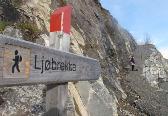 Ljøbrekka - The mail route
