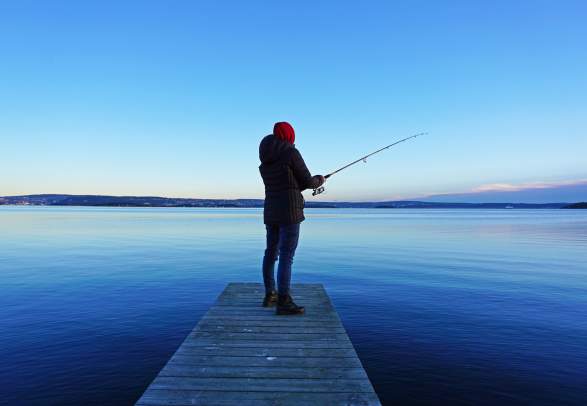 Fishing in the Oslo Fjord